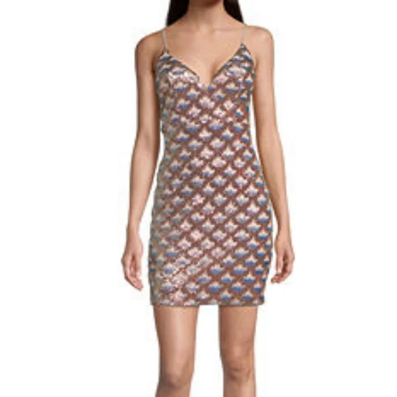 gold glitter bodycon dress Bodycon Mesh Frill Maxi Dress – A Diamond in the North